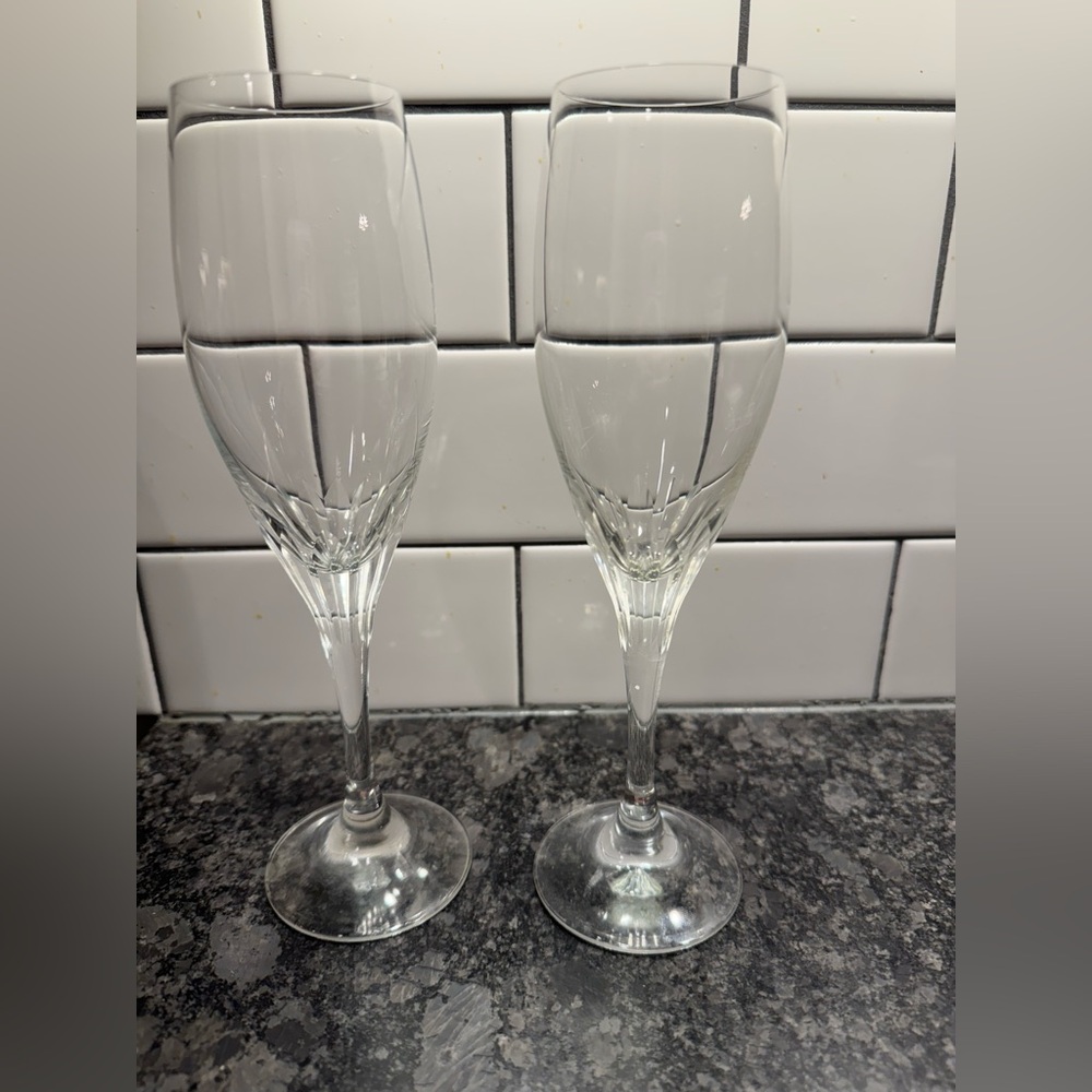 Schott Zwiesel Revue Fluted Champagne Glasses – Set of 2